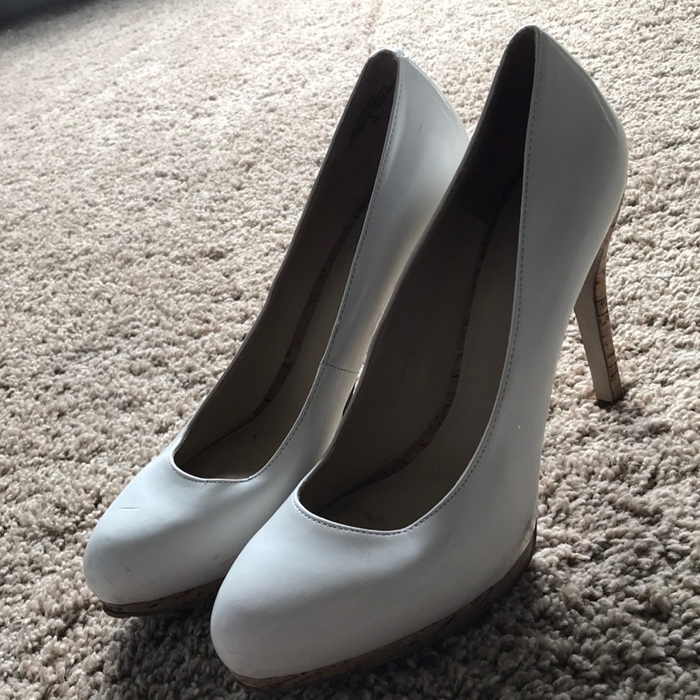 White pumps